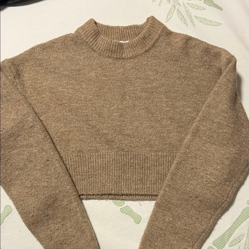 ZARA Cropped Women's Sweater